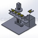 齿轮检测设备Solidworks模型