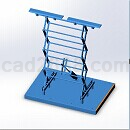 公交车顶集电弓Step/iges/stl模型