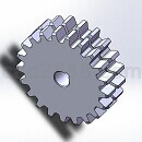 主动齿形链轮Solidworks模型