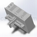 气动顶出机Step/iges/stl模型