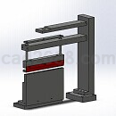 铝塑膜气动切刀Solidworks模型