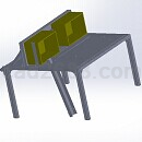 托盘就位检查设备Solidworks模型