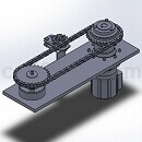 链条驱动机构Solidworks模型