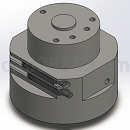 三爪气缸Solidworks模型