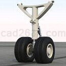 飞机起落架ProE模型