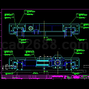 十字滑台装配图CAD图纸