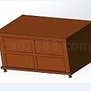 茶几美式Solidworks模型