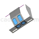 数控机床推拉门模型Solidworks格式