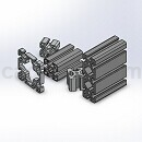 铝型材模型Solidworks模型