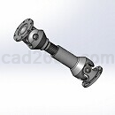 动力输出轴SolidWorks模型