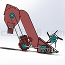 收割机Solidworks模型