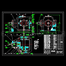 锥齿轮减速器CAD图形
