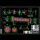 列管换热器20m2CAD图纸