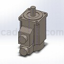 无制动器750W伺服电机Solidworks模型