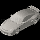 保时捷汽车CAD模型