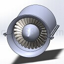 轴流压气机Solidworks模型