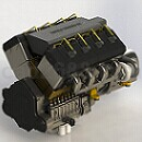 V8涡轮增压柴油引擎模型Solidworks格式
