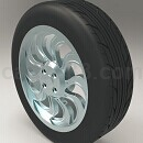 轮胎钢圈模型Solidworks格式