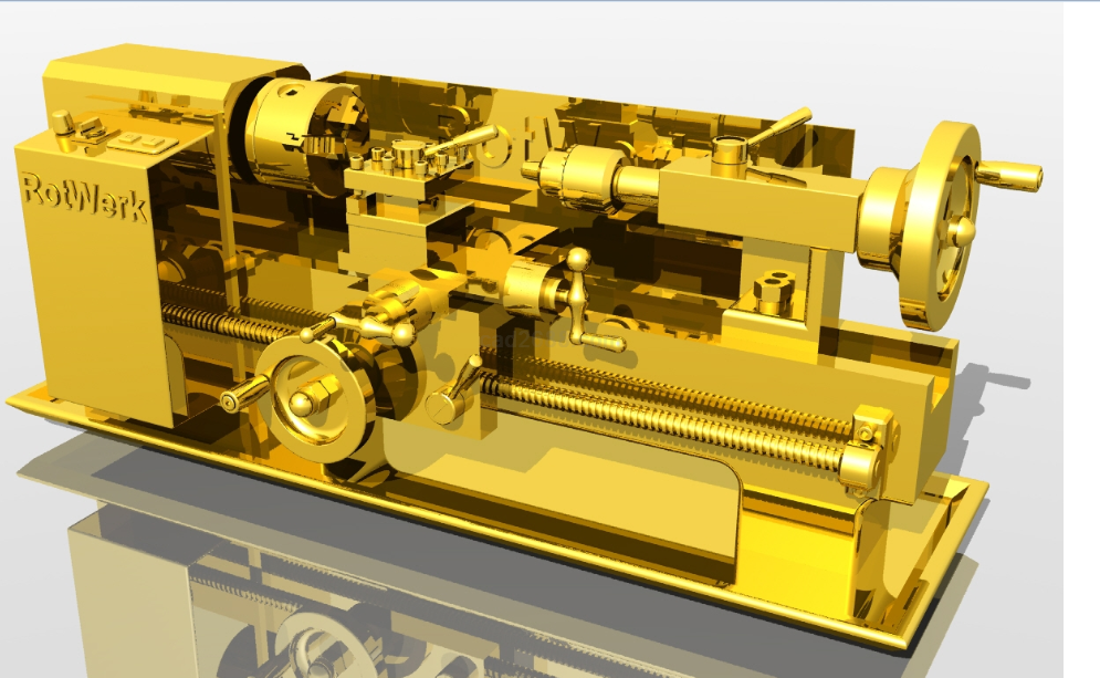 车床Solisworks模型