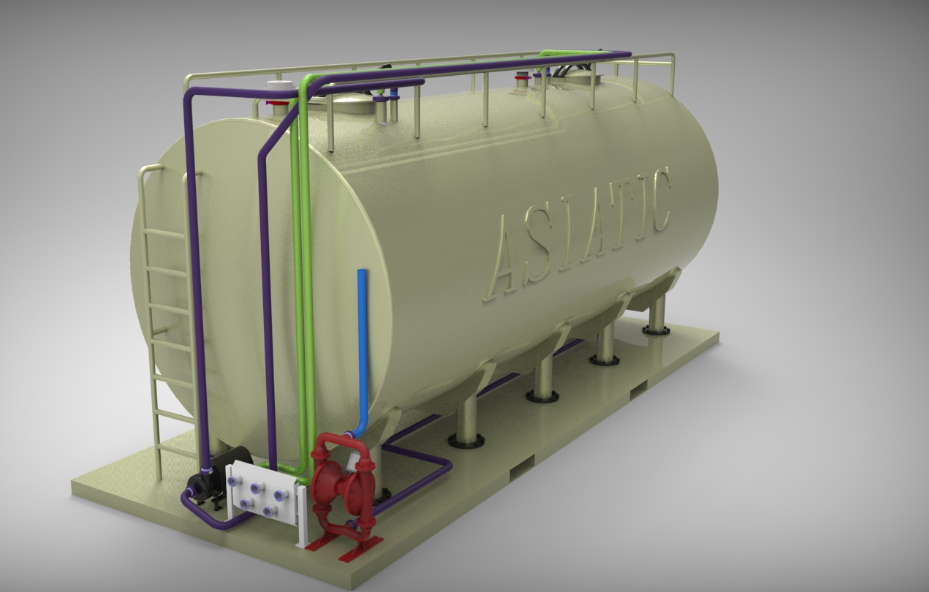 油罐Solidworks模型2