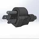 三相电源插头模型Solidworks格式