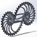 鹦鹉螺齿轮模型Solidworks格式