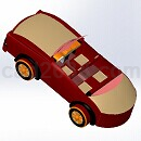 玩具车模型Step/iges/stl格式
