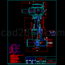 双闸板电站阀CAD图纸