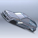 车身模型Solidworks格式