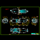 整体型螺杆压缩机的CAD图纸