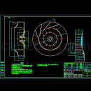 风机叶轮详细制作CAD图纸