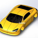 轿车壳Solidworks模型