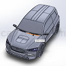 斯巴鲁吉普车模型Solidworks格式