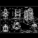 立式旋转停车设备CAD图纸