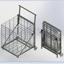 折叠式手推车模型Solidworks格式