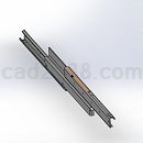 伸缩滑轨（右）模型Solidworks格式
