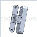 隐蔽式门铰链SolidWorks2013模型