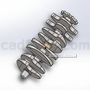 曲轴与活塞模型Solidworks格式