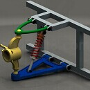 双横臂独立悬架模型IGS格式