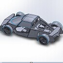 超级跑车模型Solidworks格式