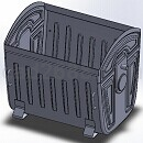 垃圾桶模型Solidworks格式