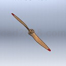 螺旋桨时钟模型Solidworks格式