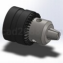 钻夹头模型12毫米规格Solidworks格式