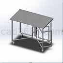 折叠式桌子模型Step/iges/stl格式