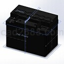 铅酸蓄电池模型Solidworks格式