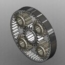 齿轮啮合模型Solidworks格式