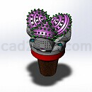 石油钻头模型Solidworks格式