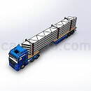 重型卡车模型Solidworks格式