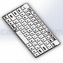 投影激光键盘模型Solidworks格式