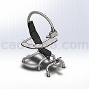 椅子模型天蝎形状Solidworks格式